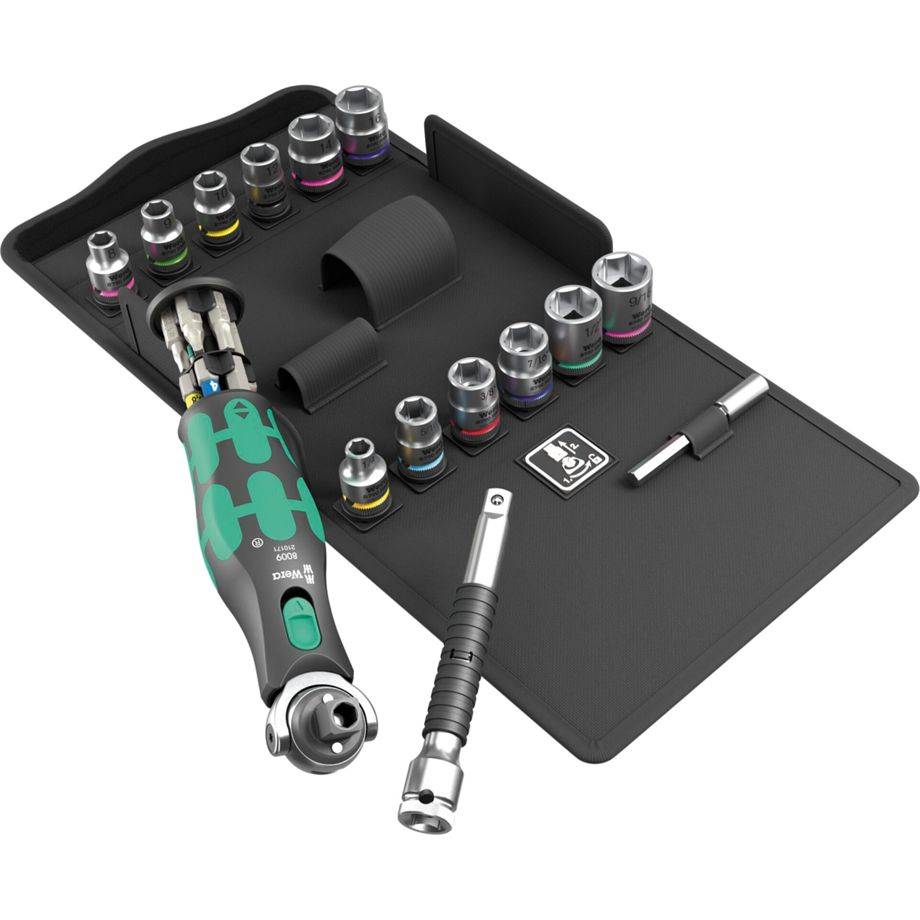 Wera 8009 Zyklop Pocket Set 4, 27-teilig - 05004285001