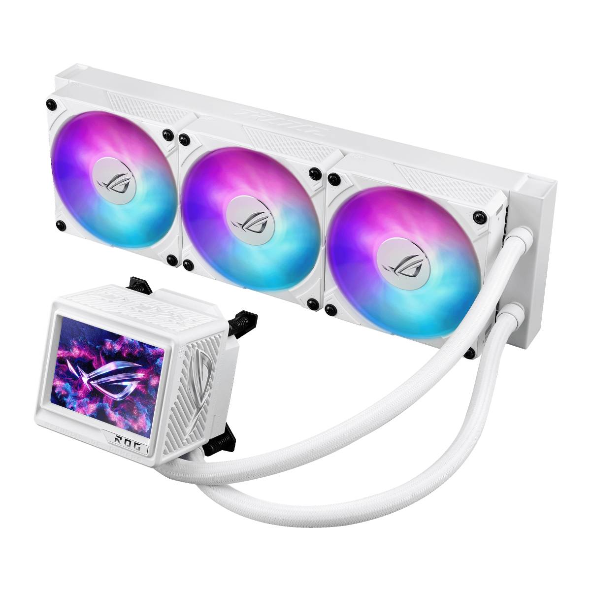 4711387789957 - 0 ASUS ROG Ryujin III 360 ARGB Extreme White All-in-One Flüssig-CPU-Wasserkühlung 4711387789957 - 0 ASUS ROG Ryujin III 360 ARGB Extreme White All-in-One Flüssig-CPU-Wasserkühlung