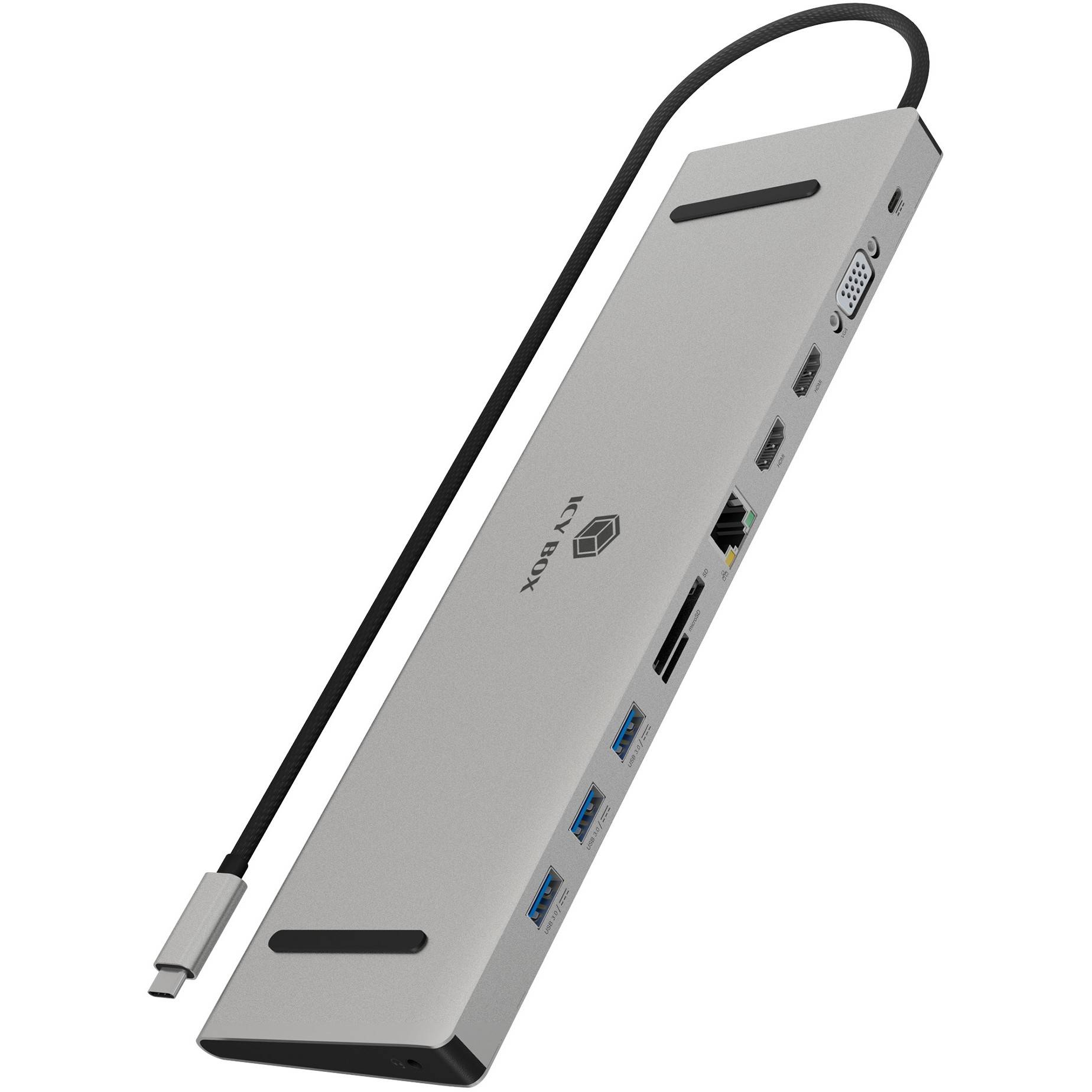 Dockingstation IcyBox USB-C   -> HDMI/VGA/USB-A/USB-C/3,5mm