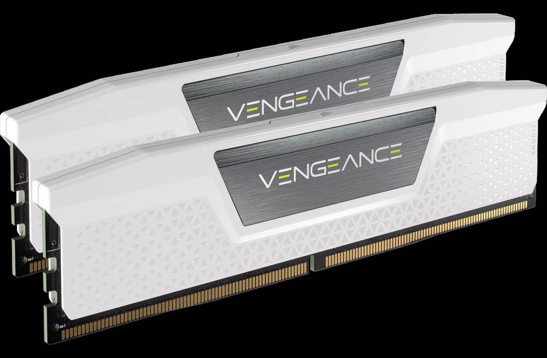 DDR5 64GB PC 6000 CL30 CORSAIR KIT (2x32GB) VENGEANCE white retail - CMK64GX5M2B6000Z30W