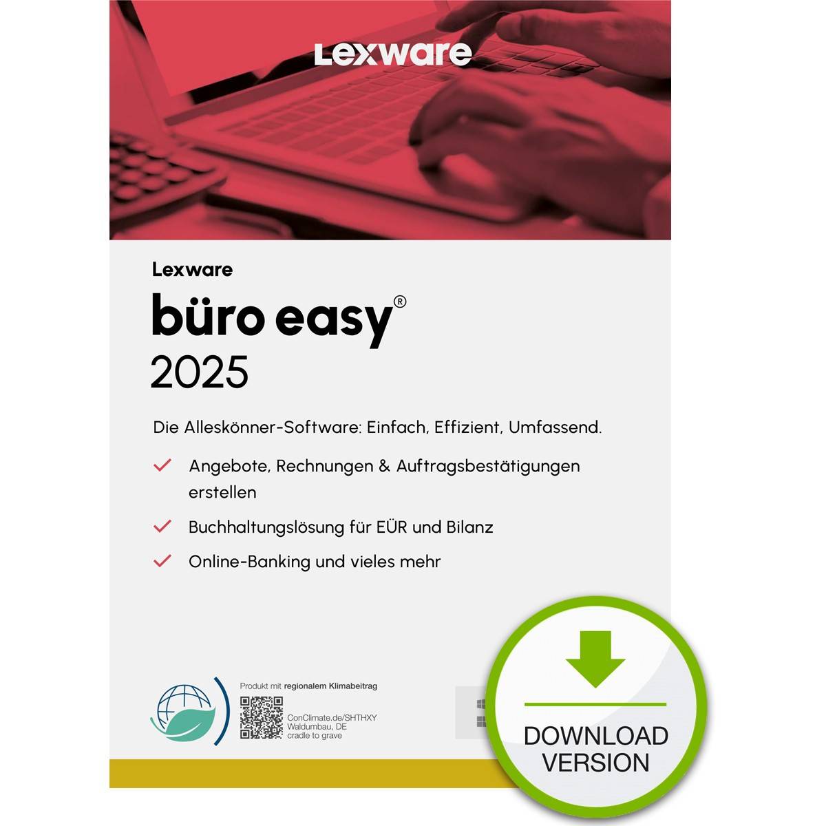 Lexware ESD büro easy 2025 Download Jahresversion,  (BILD1)