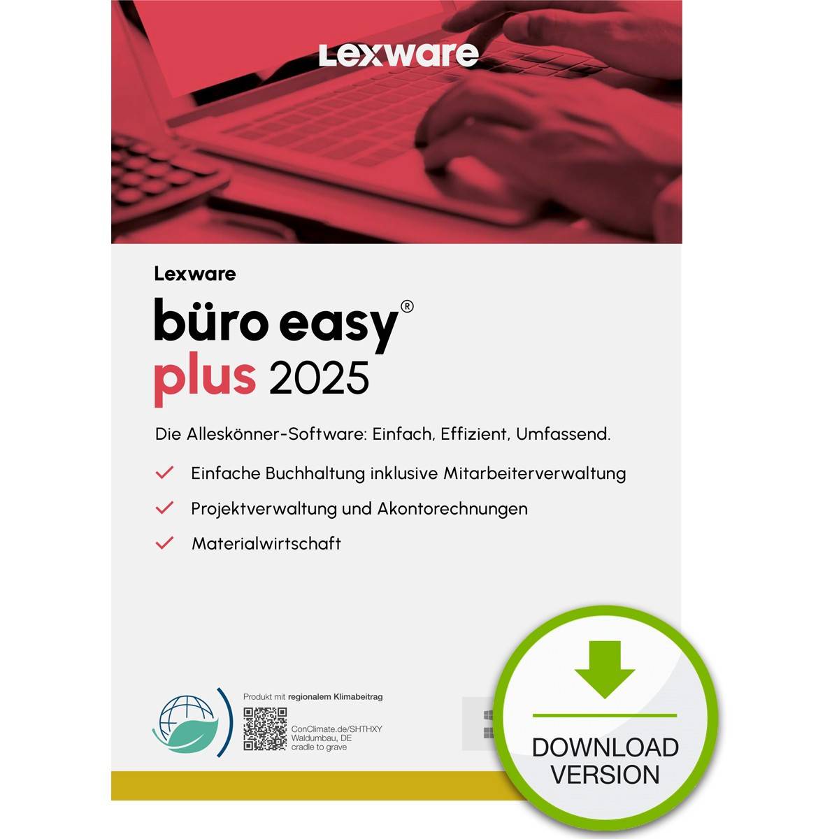 Lexware ESD büro easy plus 2025 Download Jahresversion,  (BILD1)