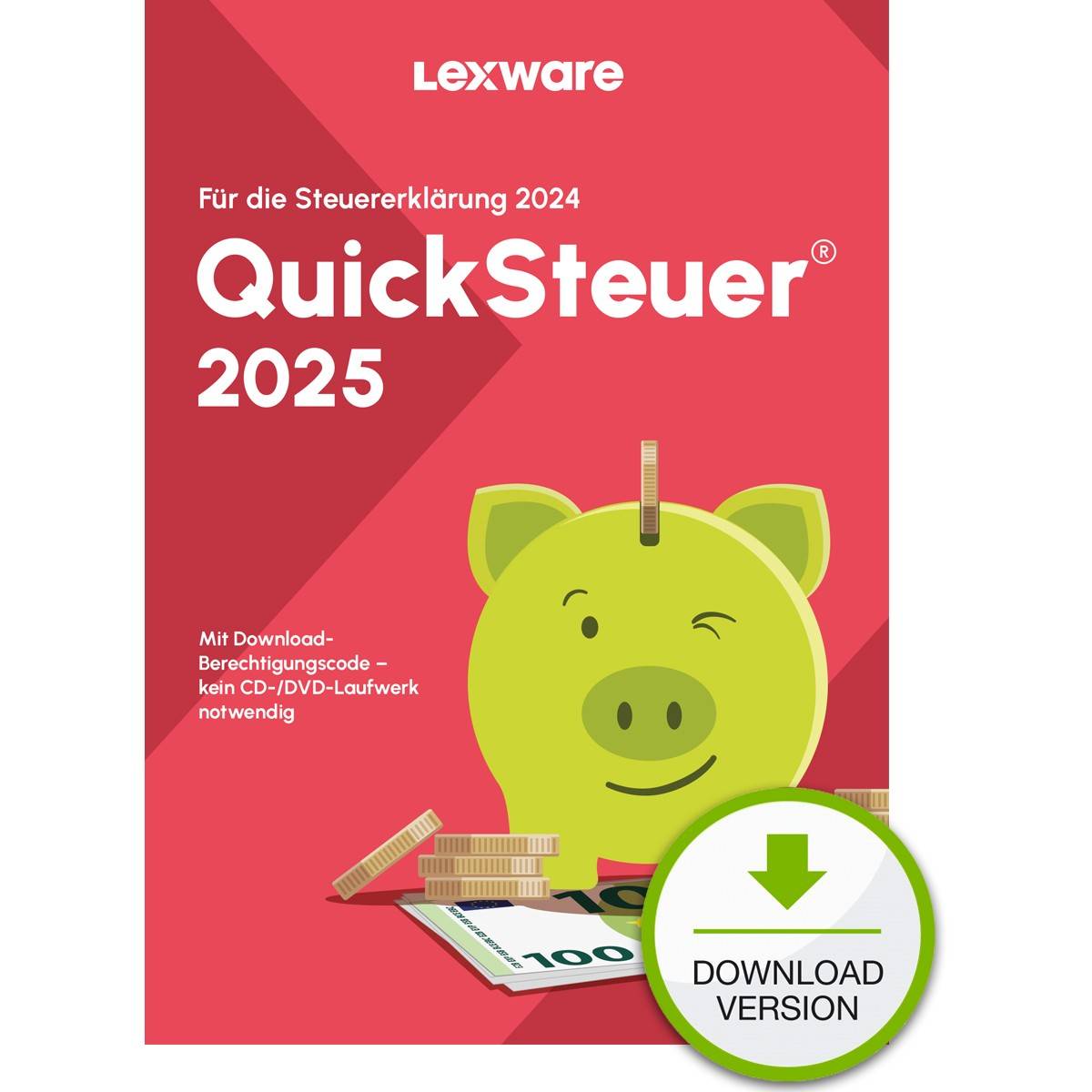 Lexware ESD QuickSteuer 2025 Download - 06810-2016