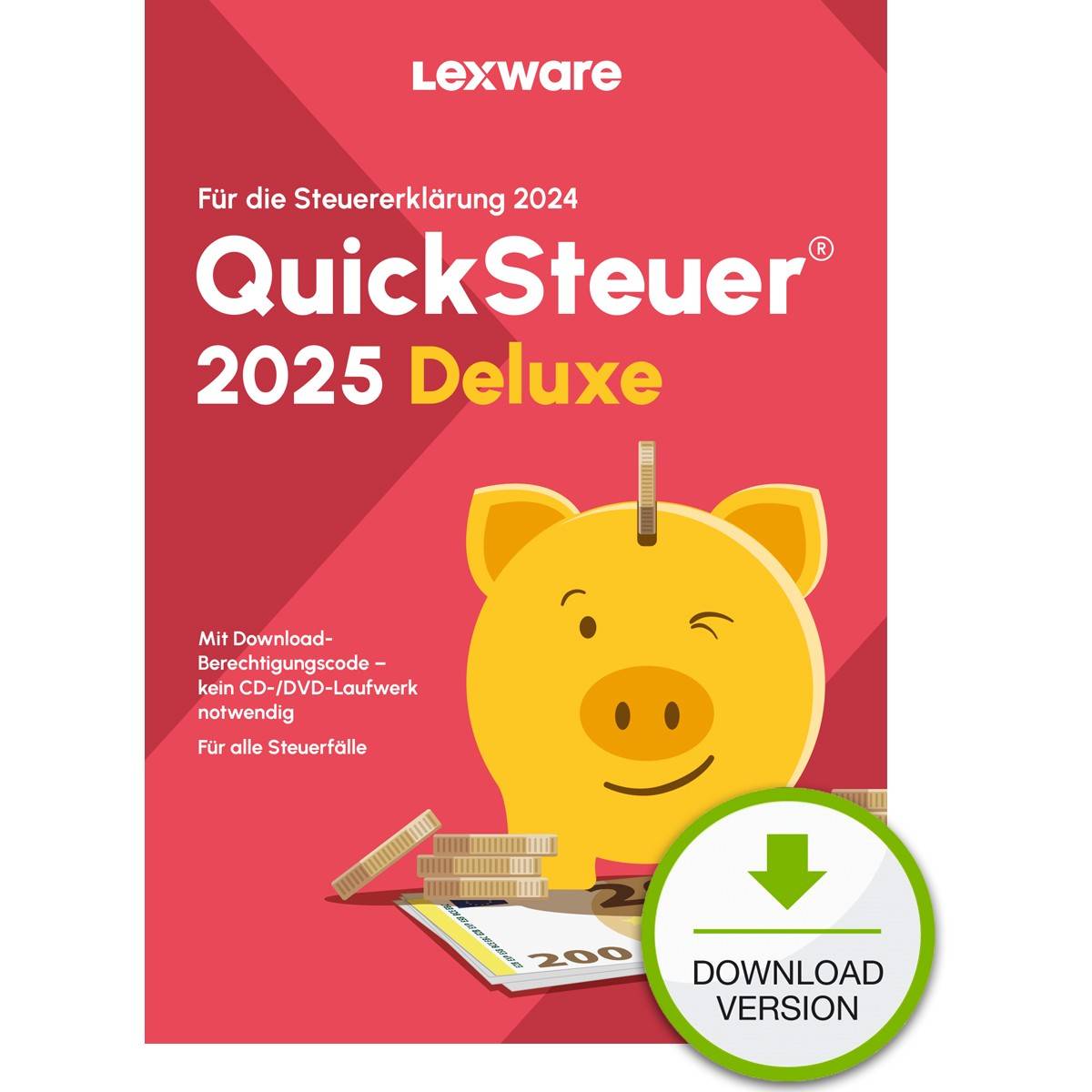 Lexware ESD QuickSteuer DELUXE 2025 Download, Lexware  (BILD1)