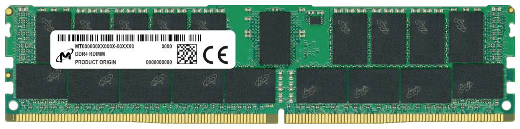 Micron 32GB RAM DDR4-3200 MHz CL22 1.2V 288-PIN REG ECC - MTA18ASF4G72PDZ-3G2R