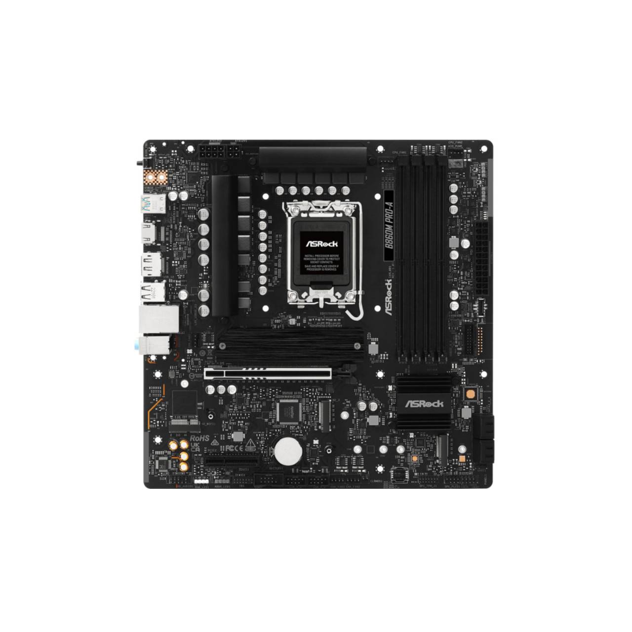 4711581490291 - B860M Pro-A Mainboard - Intel B860 - Intel LGA1851 socket - DDR5 RAM - Micro-ATX