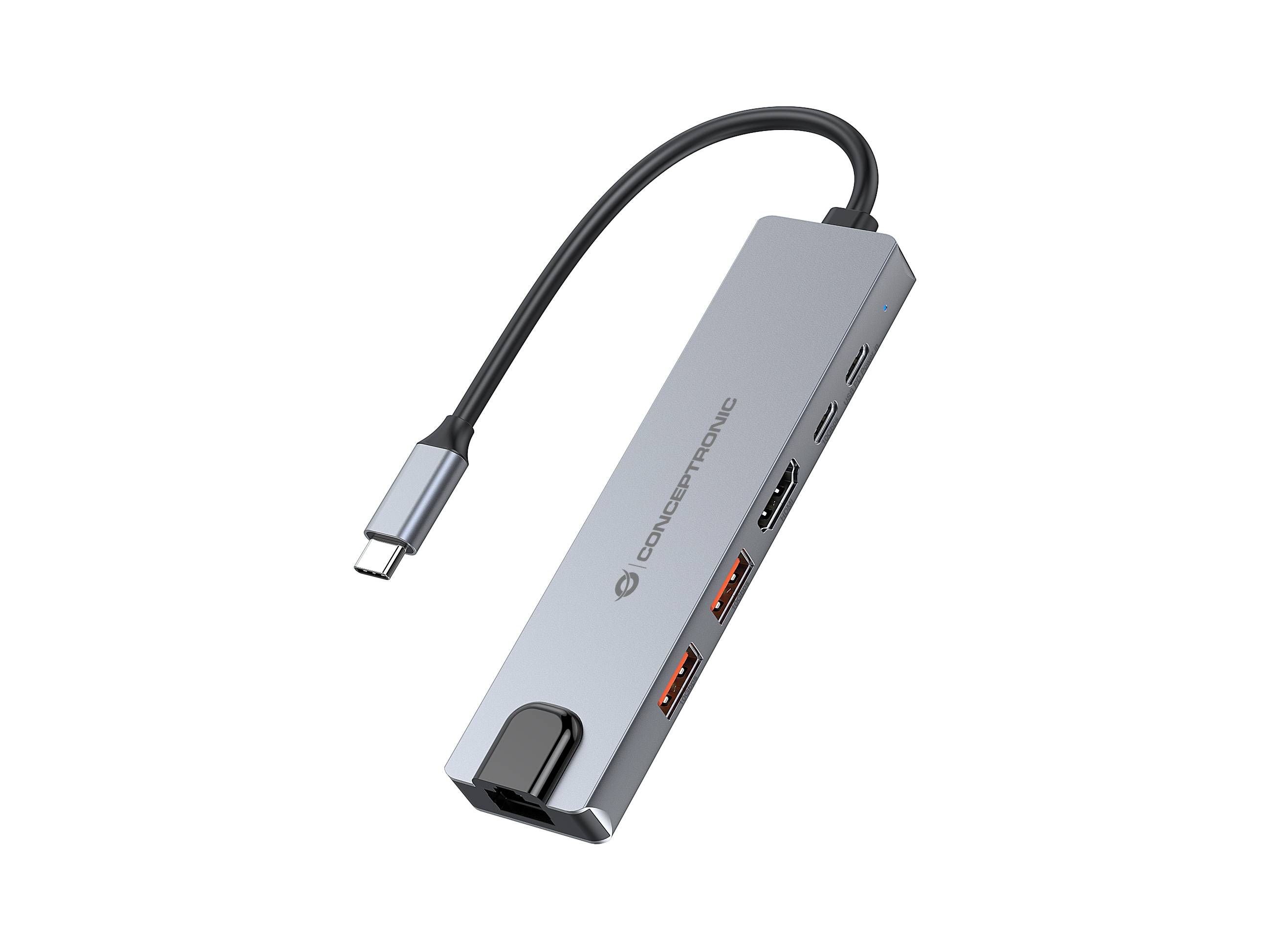 CONCEPTRONIC 6-1 Dock USB-C->HDMI,2xUSB-A,USB-C,+ 25cm si CONCEPTRONIC 6-1 Dock USB-C->HDMI,2xUSB-A,USB-C,+ 25cm si
