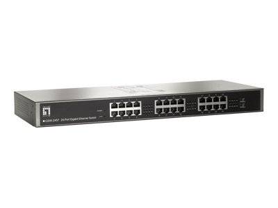 LevelOne Switch 24x GE GSW-2457 19 Metall - GSW-2457