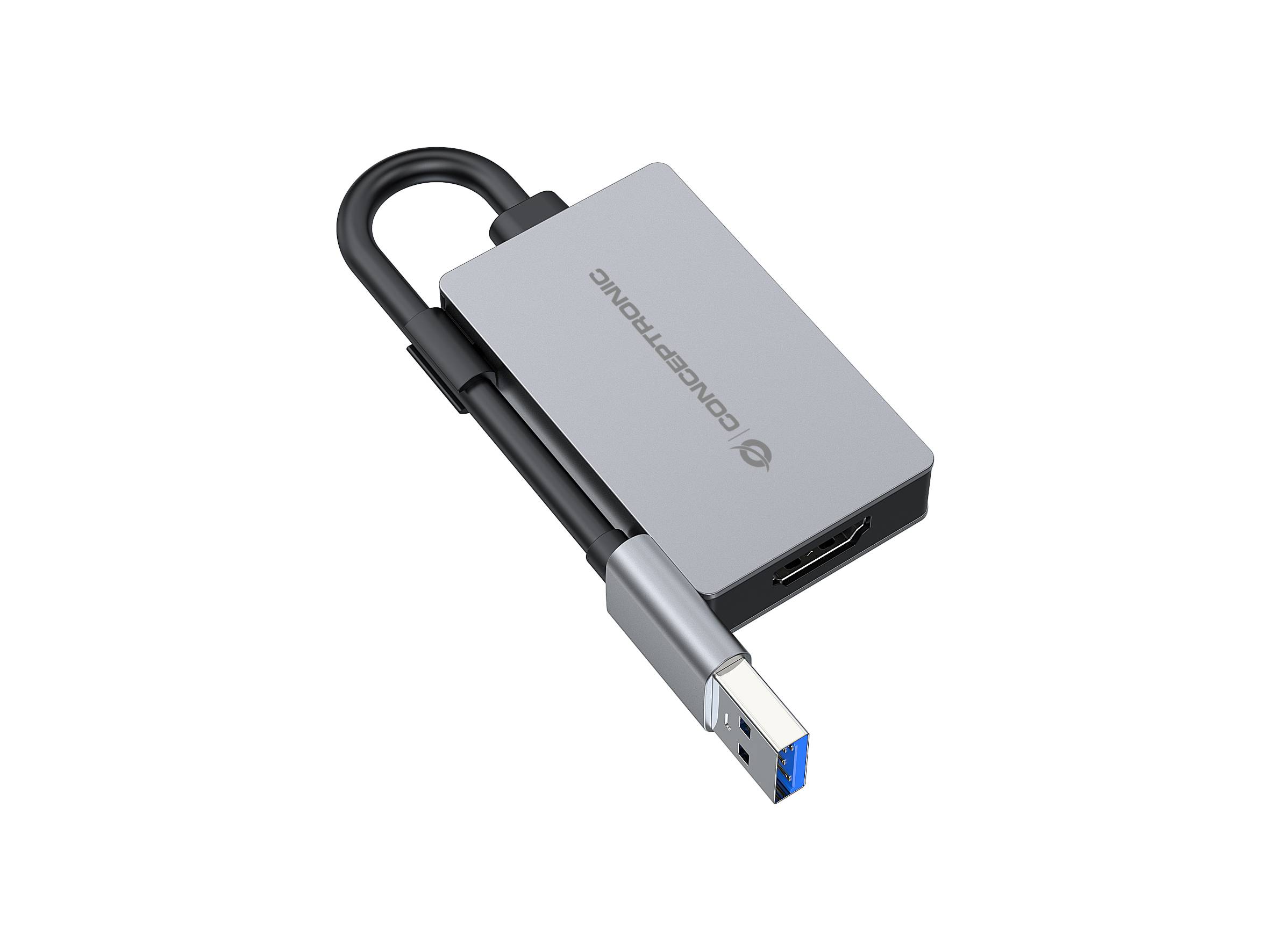 CONCEPTRONIC Adapter USB-C -> 1.4 HDMI Adapter 1080P 60Hz gr - ABBY22G
