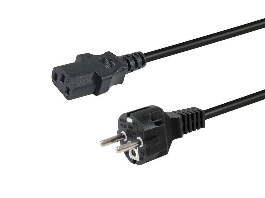 4015867240762 - Equip Netzkabel Anschl C18 -> Schukon 180m 180°gew sw 4015867240762 - Equip Netzkabel Anschl C18 -> Schukon 180m 180°gew sw