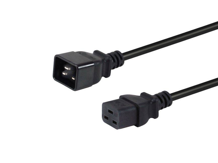 4015867240786 - Equip Netzkabel Anschl C20 -> C19 180m schwarz 4015867240786 - Equip Netzkabel Anschl C20 -> C19 180m schwarz