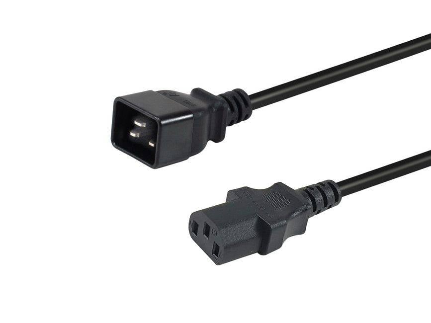 4015867240816 - Equip Netzkabel Anschl C20 -> C13 300m schwarz 4015867240816 - Equip Netzkabel Anschl C20 -> C13 300m schwarz