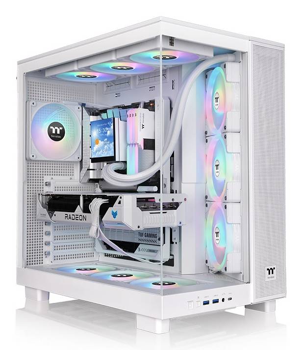 Geh Thermaltake View 380 XL TG Midi Tower ARGB Snow White retail - CA-11E-00M6WN-00