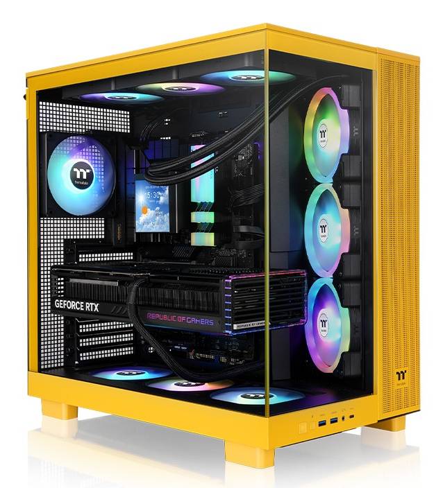 4711475649699 - Geh View 380 XL TG Midi Tower ARGB Bumblebee retail