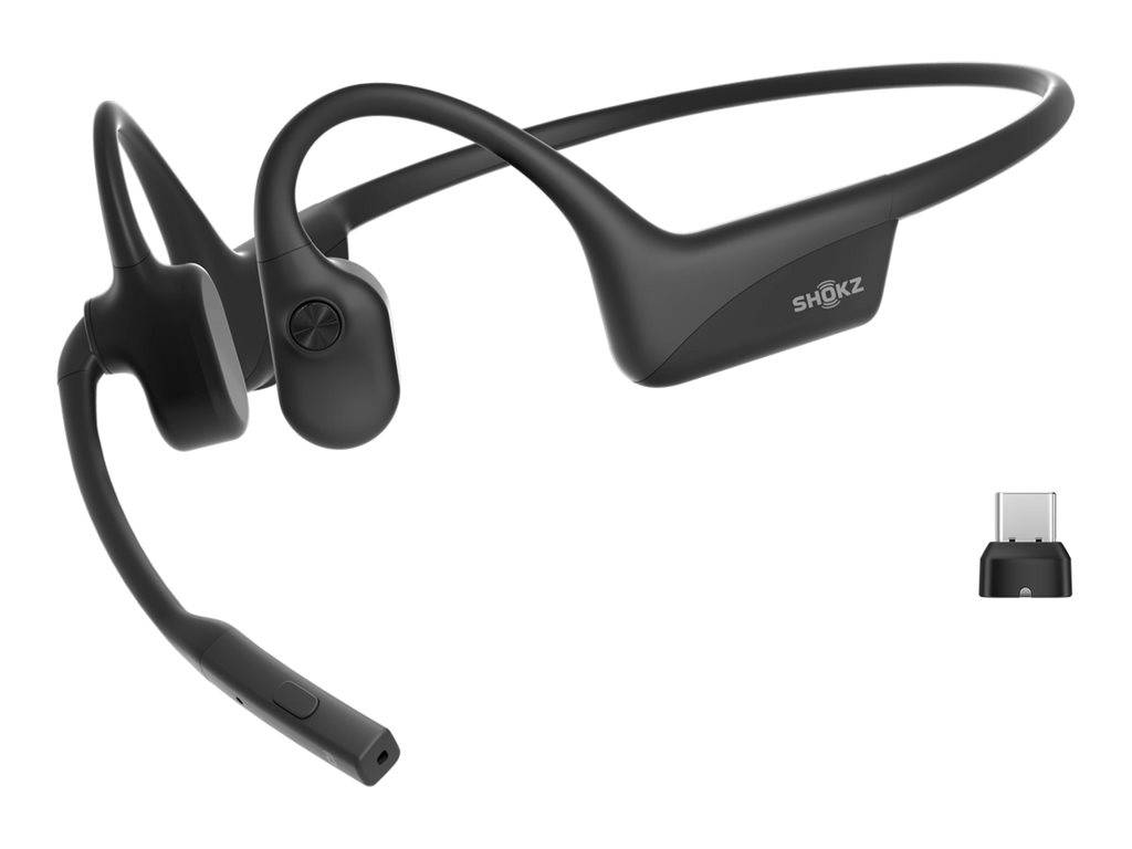SHOKZ OPENCOMM2 Bluetooth Knochenschall Headset USB C Dongle - C120-AC-BK-EU-000