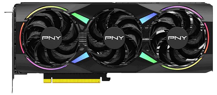 PNY RTX5070 VERTO ARGB OC Triple Fan 12GB GDDR7 HDMI 3xDP - VCG507012TFXXPB1-O
