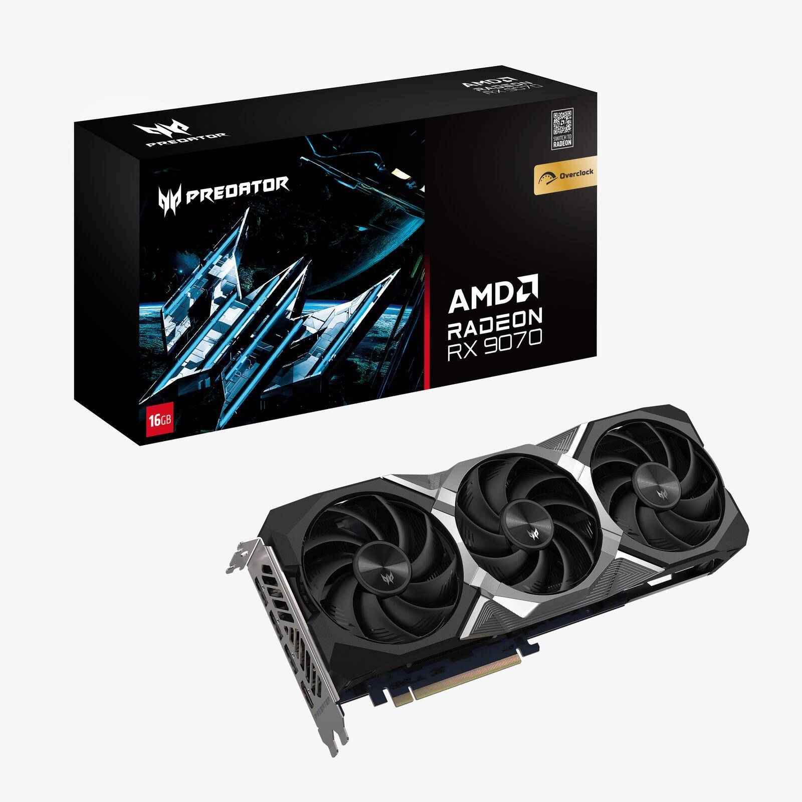 Acer PREDATOR BiFrost AMD RX9070 OC 16GB GDDR6 1xHDMI/3xDP Acer PREDATOR BiFrost AMD RX9070 OC 16GB GDDR6 1xHDMI/3xDP