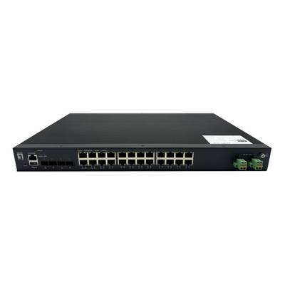 4015867240694 - LevelOne IndustrPoE Switch 24xGE PoE +      370W Managed L2