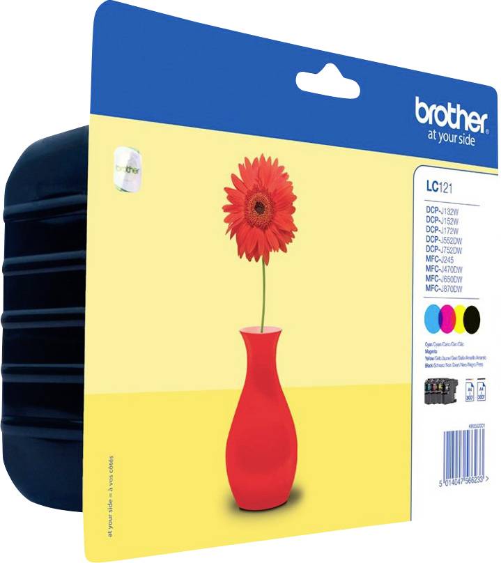 Patrone Brother LC-121VALBP Blisterfarbtintenset - LC121VALBP
