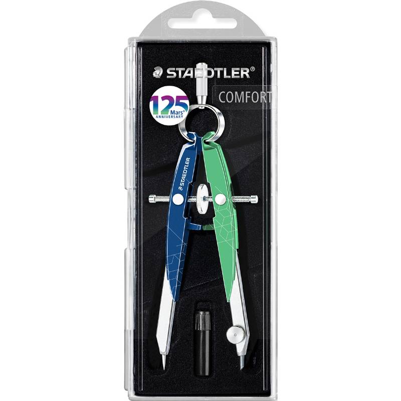 STAEDTLER Zirkel Mars 556 comfort, 125 Mars A blau/grün