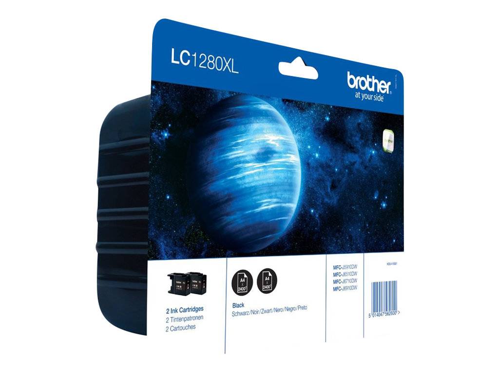 Patrone Brother LC-1280XLBKBP2 Twin Pack - LC1280XLBKBP2