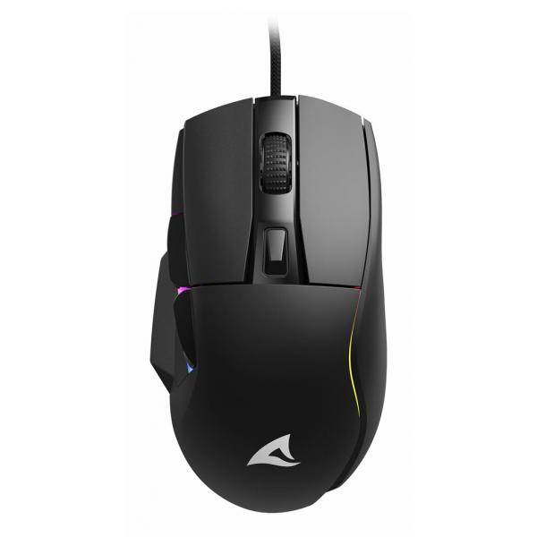 Sharkoon Maus Shark SGM35 Optisch 6 Tasten 6.400 DPI schw - 4044951040216
