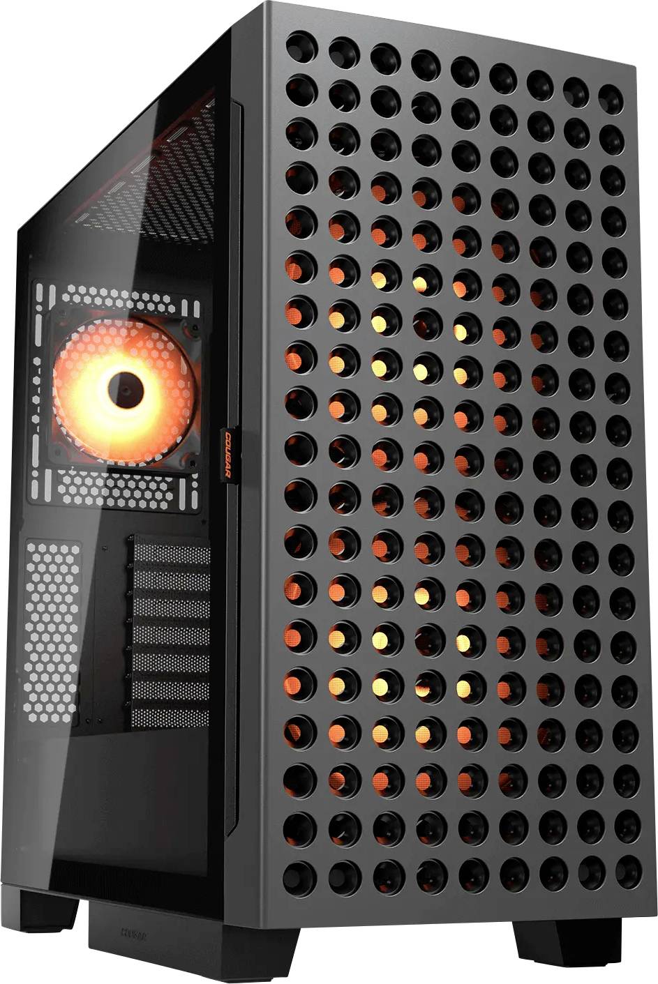 COUGAR Gehäuse Midi-Tower Airface ECO, ARGB, Schwarz