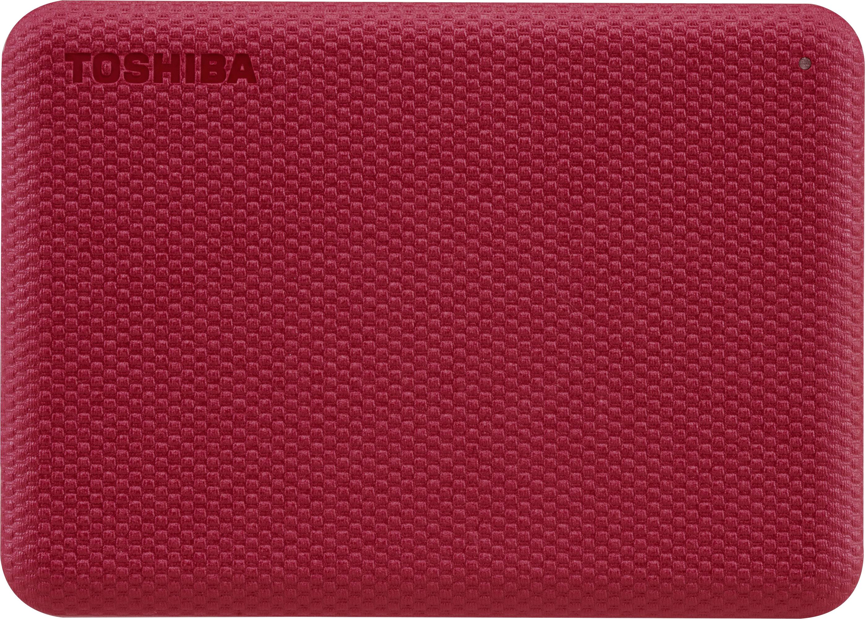 Toshiba 6.3cm 2TB USB3.2 Canvio Advance red extern retail - HDTCA20ER3AA