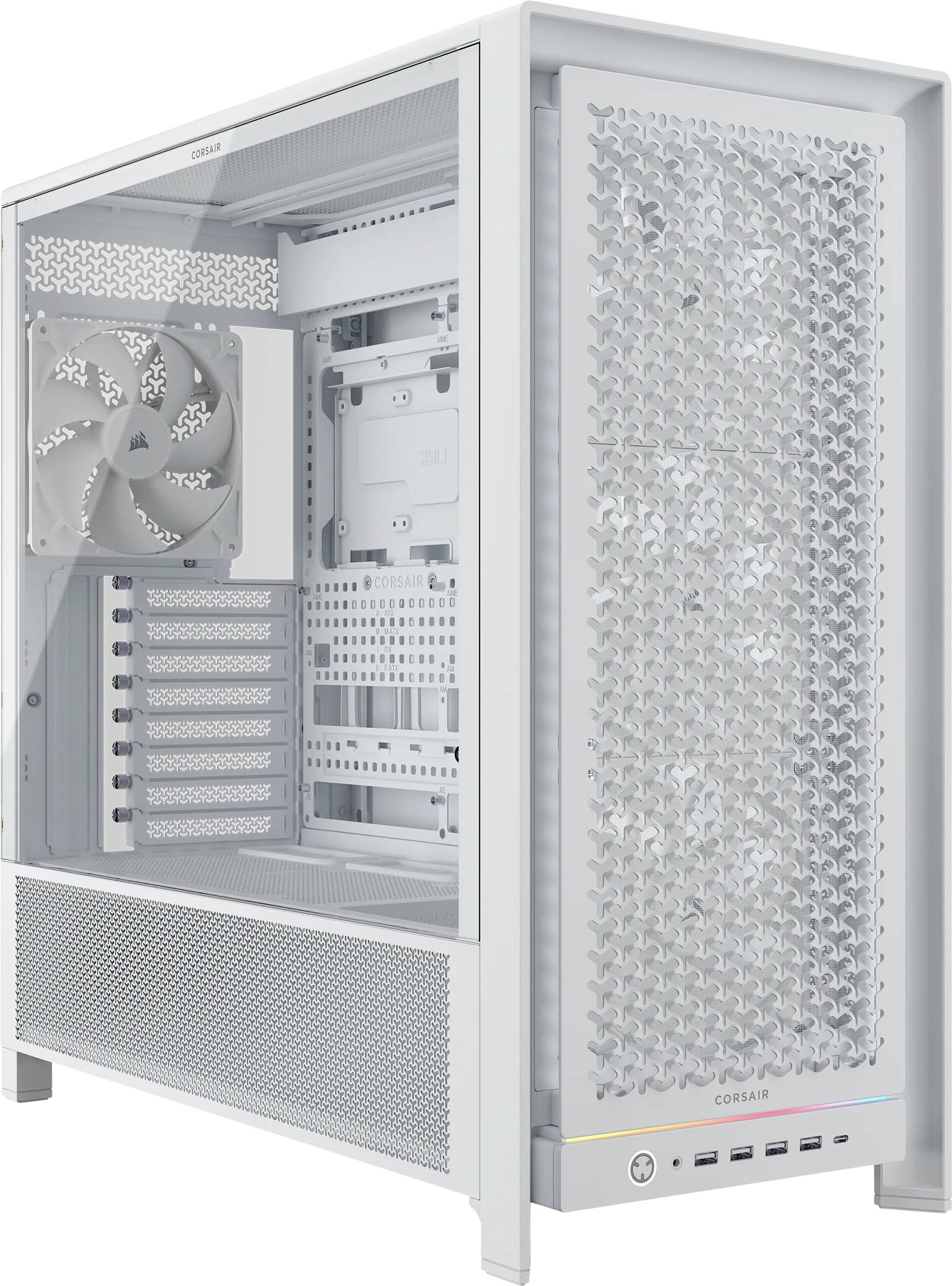 CORSAIR Geh Midi FRAME 5000D Airflow Case, White