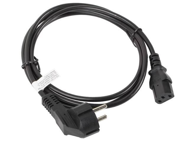 LANBERG CEE 7/7->CEE 320 C13 STROMKABEL 1.8M SCHWARZ LANBERG CEE 7/7->CEE 320 C13 STROMKABEL 1.8M SCHWARZ