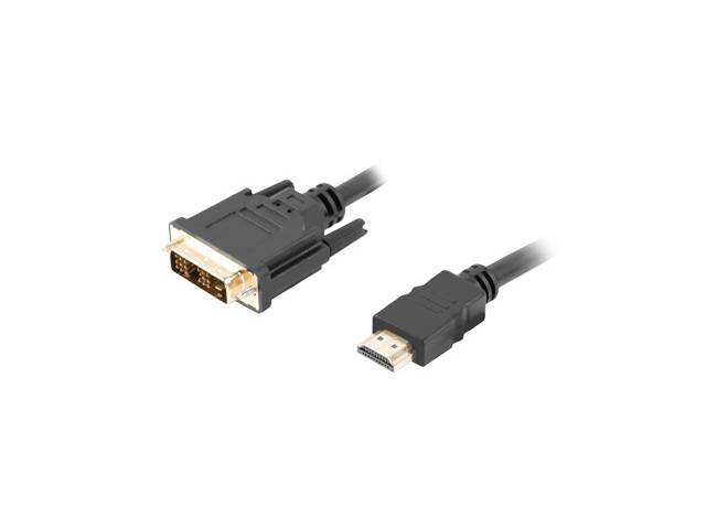 5901969421651 - LANBERG HDMI(M)->DVI-D(M)(18+1) KABEL 18M SCHWARZ SINGLE LI