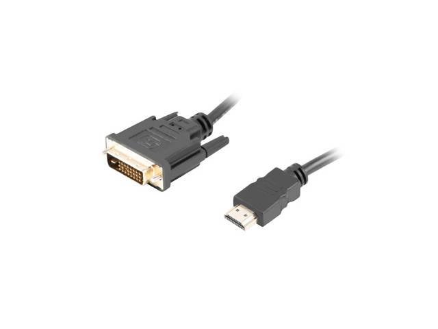 5901969421705 - LANBERG HDMI(M)->DVI-D(M)(24+1) KABEL 18M 4K 30HZ SCHWARZ D 5901969421705 - LANBERG HDMI(M)->DVI-D(M)(24+1) KABEL 18M 4K 30HZ SCHWARZ D