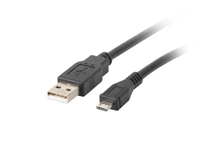 LANBERG USB MICRO(M)->USB-A(M) 2.0 KABEL 1.8M SCHWARZ LANBERG USB MICRO(M)->USB-A(M) 2.0 KABEL 1.8M SCHWARZ