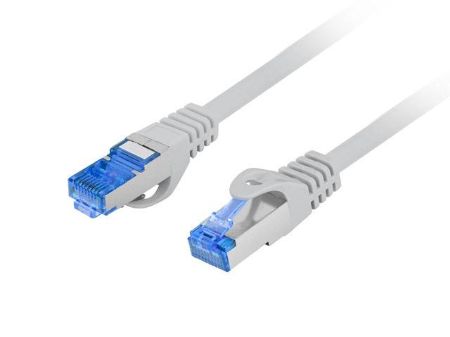 LANBERG PATCHCORD CAT.6A S/FTP LSZH CCA 1.5M GRAU FLUKE ZERT - PCF6A-10CC-0150-S