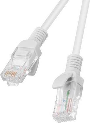 LANBERG PATCHCORD CAT.6 UTP 1M GRAU FLUKE ZERTIFIKAT - PCU6-10CC-0100-S