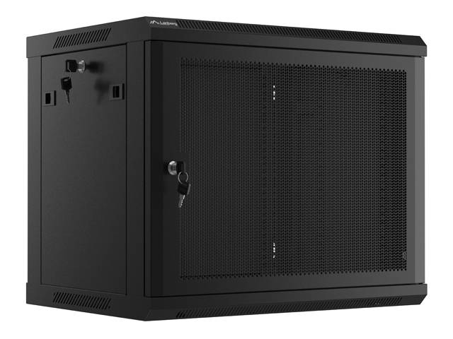 LANBERG 19 9U 600X450 RACK EINBAUSCHRANK SCHWARZ PERFORIER - WF01-6409-23B