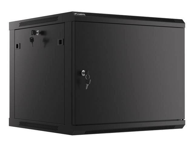LANBERG 19 9U 600X600 SCHWARZ METALLTÜR RACK EINBAUSCHRANK LANBERG 19 9U 600X600 SCHWARZ METALLTÜR RACK EINBAUSCHRANK