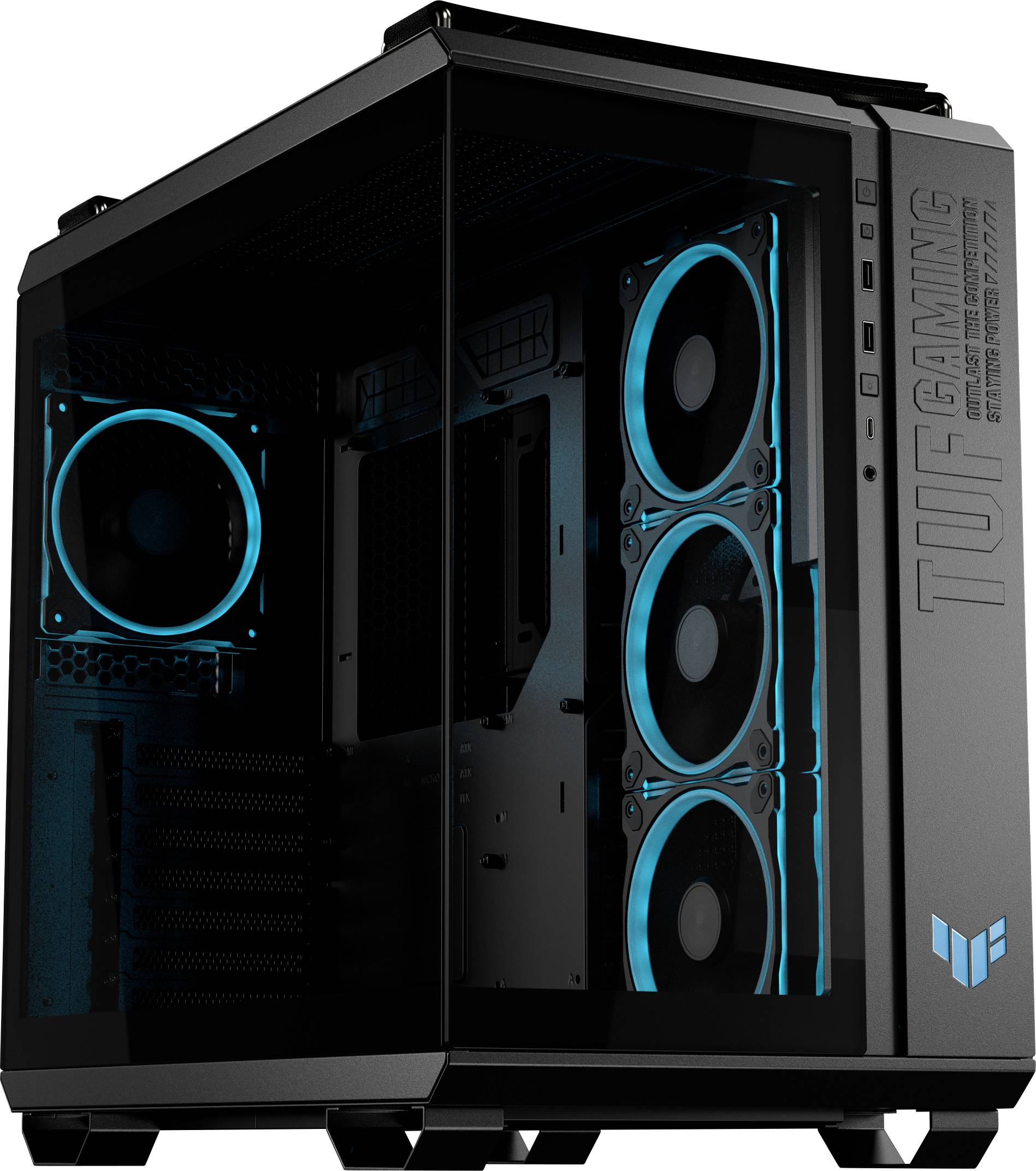 ASUS GEH TUF GAMING GT502 HORIZON TG ARGB BLACK - 90DC0090-B19020