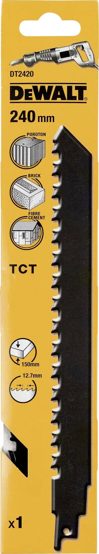 DEWALT Saebelsaegeblatt Carbide 240mm 2TPI - DT2420-QZ