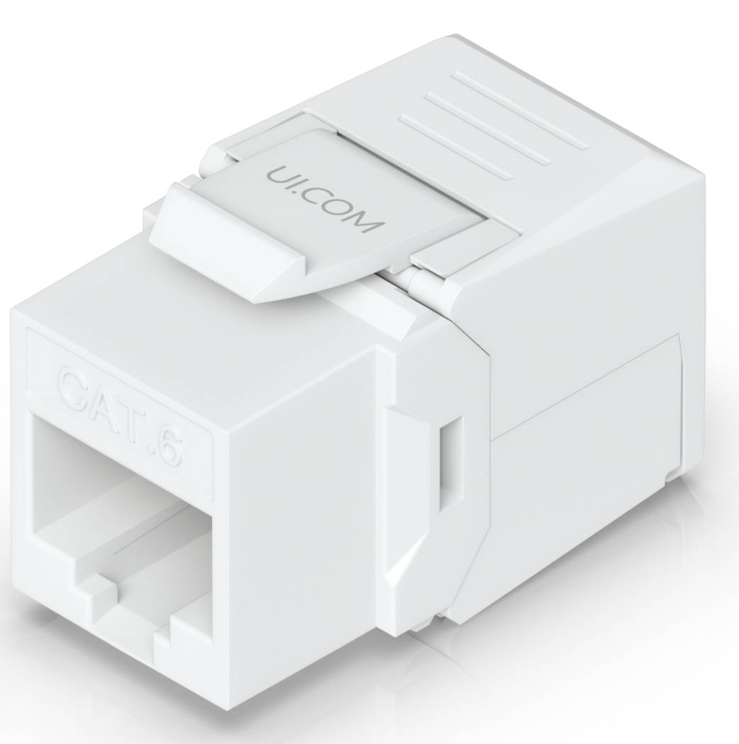 Ubiquiti Cat6 Keystone Jack, 12-Pack - UACC-Keystone-Jack-C6