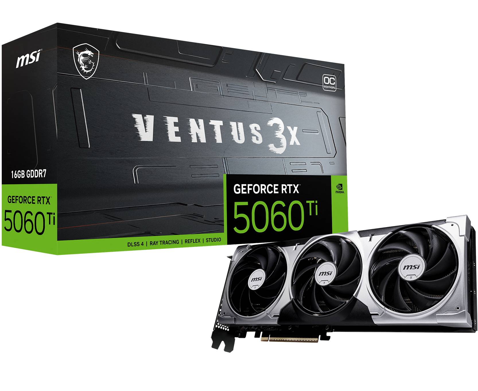 MSI RTX5060 TI 16G Ventus 3X OC 16GB GDDR HDMI 3xDP MSI RTX5060 TI 16G Ventus 3X OC 16GB GDDR HDMI 3xDP
