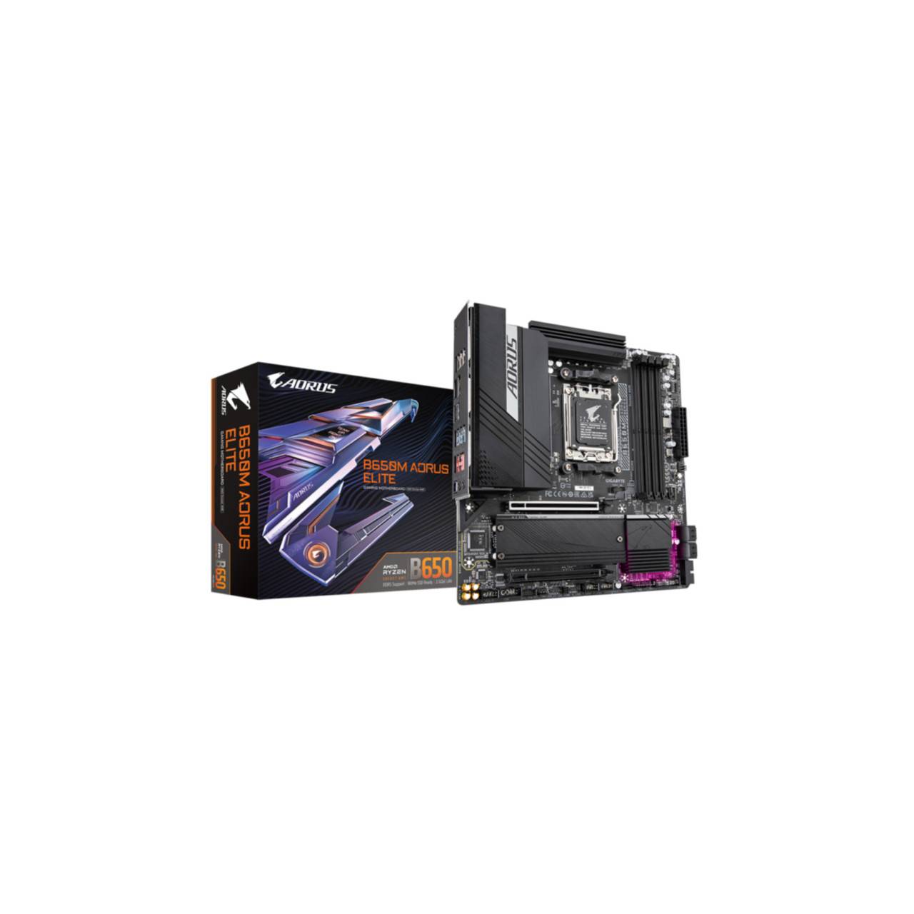 Gigabyte B650M AORUS ELITE (B650,AM5,mATX,DDR5) - B650M AORUS ELITE