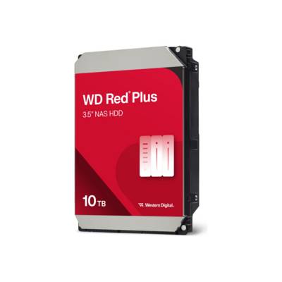 WD Red Plus   8.9cm (3.5) 10TB SATA3 7200  256MB WD100EFGX