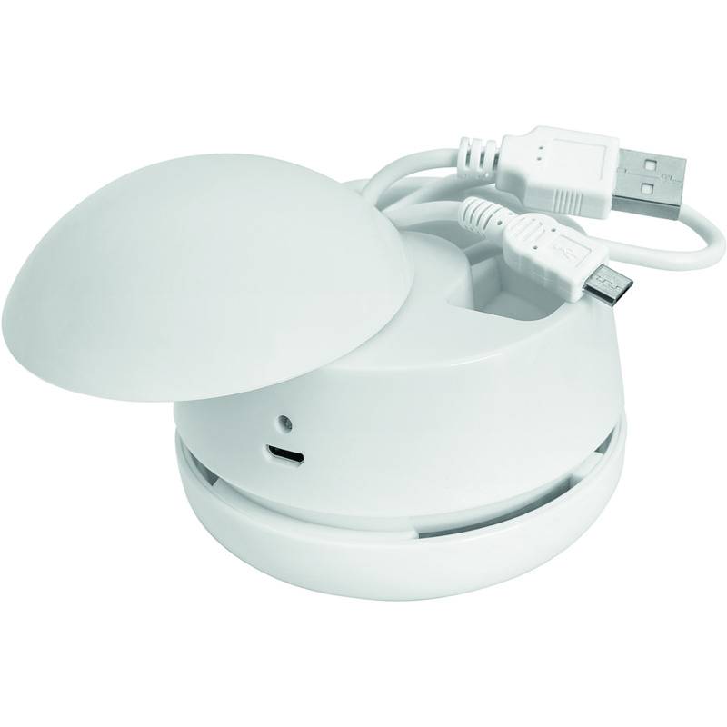 WEDO Tischstaubsauger W2D2 wiederaufladbar USB Kabel weiß - 20520200