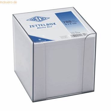 WEDO Zettelbox gefüllt 9,5 x 9,5 cm ra - 2702650