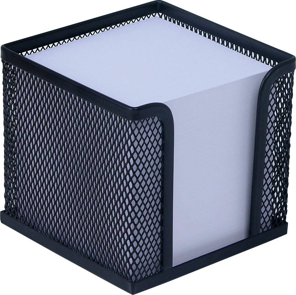 WEDO Zettelbox Office Papier 92x92 mm Drahtmetall schwarz - 65701