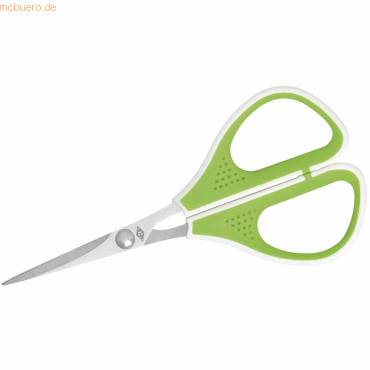 WEDO Silhouettenschere Comfortline 11, 4 cm Edelstahl Grün/W - 975411