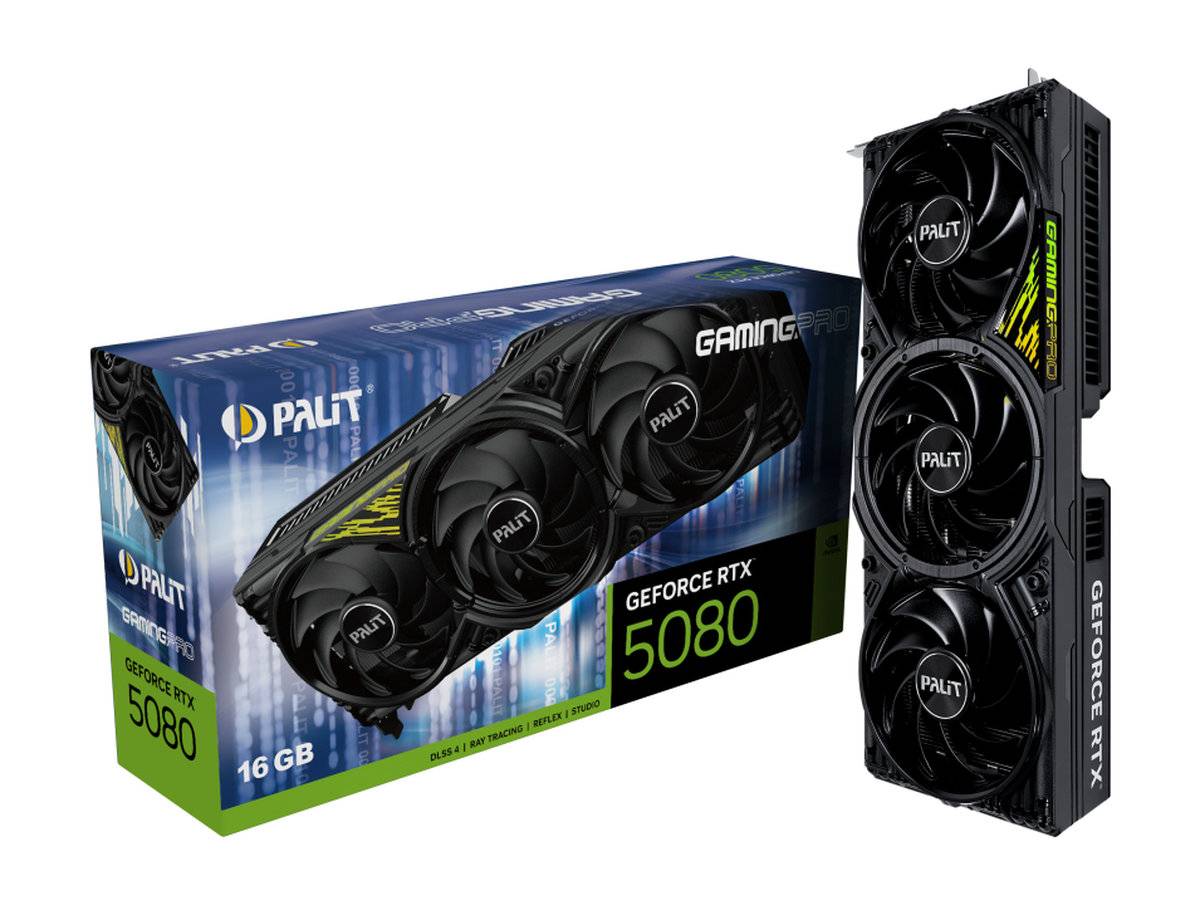 Palit RTX5080 GamingPro V1 16GB GDDR7 HDMI 3xDP - NE75080019T2-GB2031Y