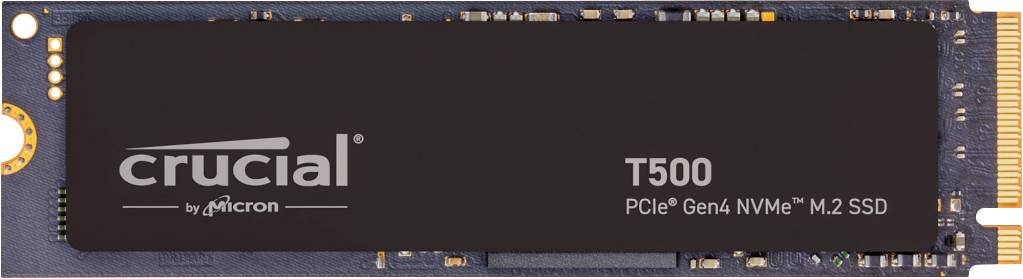 SSD 500GB Crucial M.2 (2280) T500 Gen4 NVMe PCIe intern retail - CT500T500SSD8
