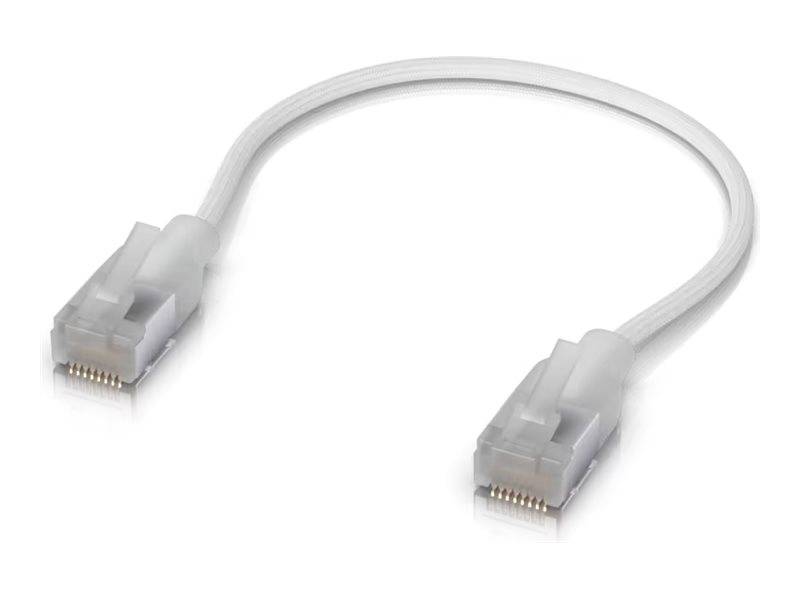 Ubiquiti UniFi Patchkabel Cat6 EL 0.15m weiß - UACC-Cable-Patch-EL-C6A-0.15-W